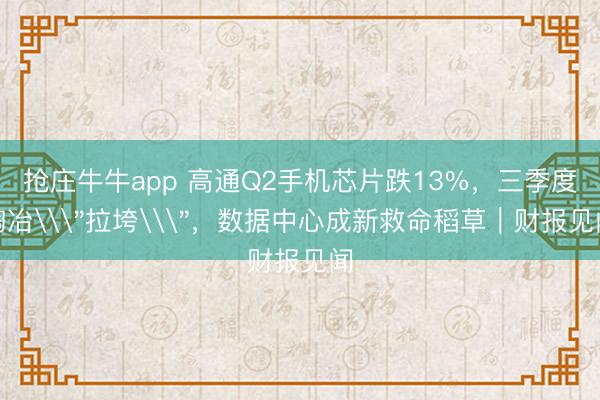 抢庄牛牛app 高通Q2手机芯片跌13%，三季度陶冶\