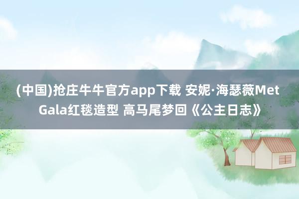 (中国)抢庄牛牛官方app下载 安妮·海瑟薇Met Gala红毯造型 高马尾梦回《公主日志》